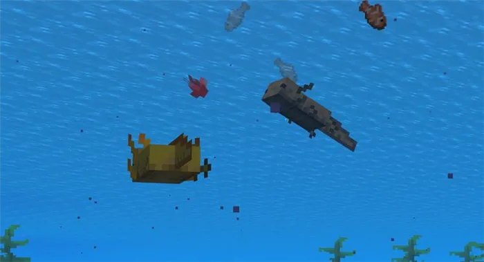 Аксолотль в Майнкрафте