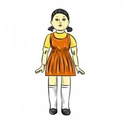 куклу из Игра в кальмара