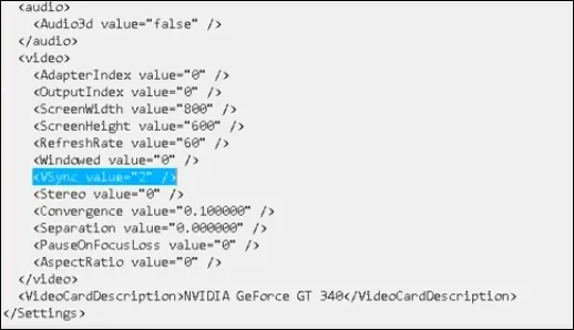 Показатель Vsync