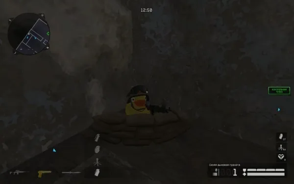 Месторасположение двери утка-штурмовик