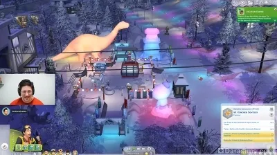 Обзор потокового вещания Sims 4 Snowpans