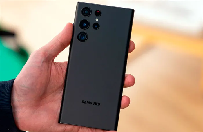 Дизайн Samsung Galaxy S22 Ultra